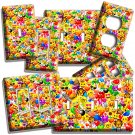 TEXT EMOJI SMILEY POOP CHARACTERS LIGHT SWITCH OUTLES WALL PLATE TEEN ROOM DECOR TEXT EMOJI SMILEY POOP CHARACTERS LIGHT SWITCH OUTLES WALL PLATE TEEN ROOM DECOR