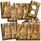 RUSTIC TREE BARK CRACKED WOOD FLAKES LIGHT SWITCH OUTLET WALL PLATE ROOM DECOR RUSTIC TREE BARK CRACKED WOOD FLAKES LIGHT SWITCH OUTLET WALL PLATE ROOM DECOR