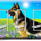 ADULT GERMAN SHEPHERD CANINE DOG LIGHT TRIPLE GFCI SWITCH WALL COVER ROOM DECOR ADULT GERMAN SHEPHERD CANINE DOG LIGHT TRIPLE GFCI SWITCH WALL COVER ROOM DECOR