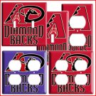 NEW ARIZONA DIAMONDBACKS BASEBALL MLB COVER PLATE COMBO NEW ARIZONA DIAMONDBACKS BASEBALL MLB COVER PLATE COMBO