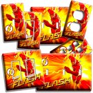 FLASH SUPER HERO FLAMES LIGHT SWITCH OUTLET WALL PLATE COVER BOYS BEDROOM DECOR FLASH SUPER HERO FLAMES LIGHT SWITCH OUTLET WALL PLATE COVER BOYS BEDROOM DECOR