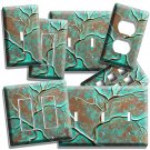 OLD RUSTED WORN OUT COPPER GREEN BRONZE PATINA LOOK LIGHT SWITCH PLATE OUTLET HD OLD RUSTED WORN OUT COPPER GREEN BRONZE PATINA LOOK LIGHT SWITCH PLATE OUTLET HD