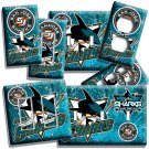 SAN JOSE SHARKS HOCKEY TEAM LOGO LIGHT SWITCH OUTLET WALL PLATE COVER ROOM DECOR SAN JOSE SHARKS HOCKEY TEAM LOGO LIGHT SWITCH OUTLET WALL PLATE COVER ROOM DECOR