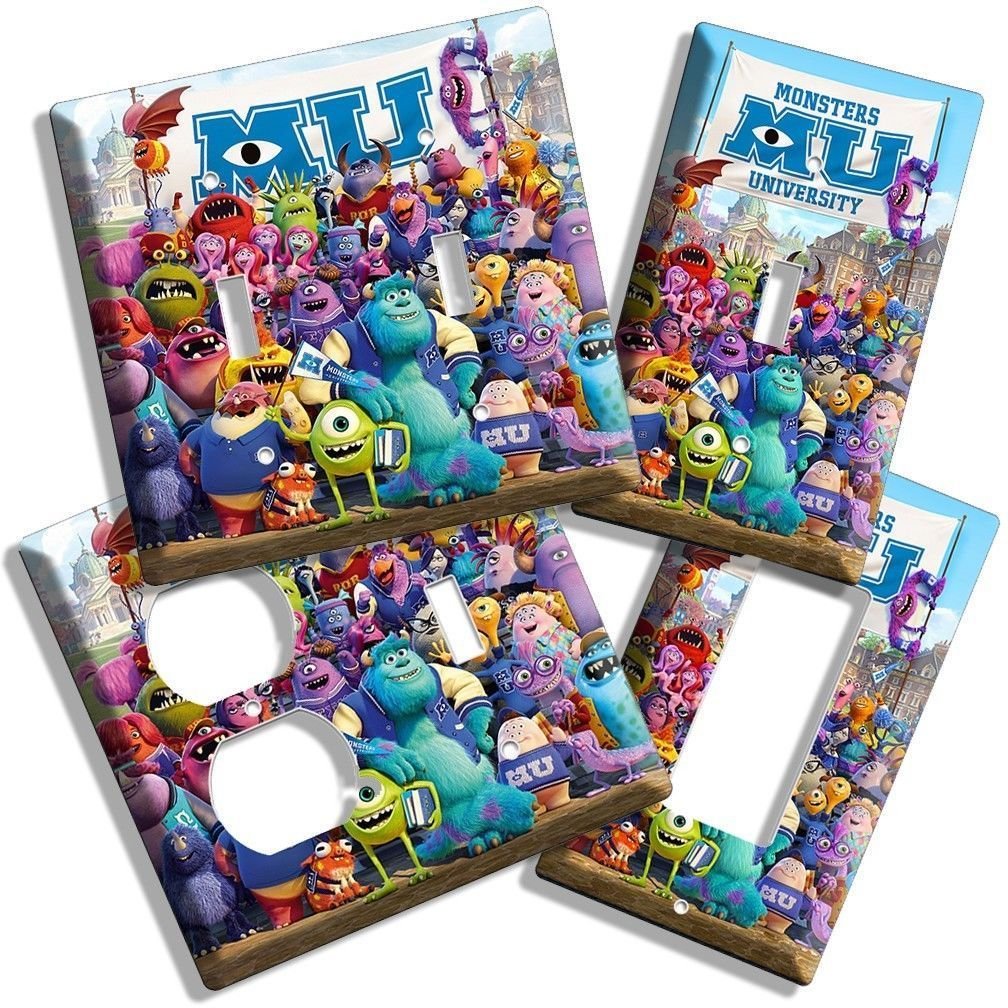 MONSTERS INC UNIVERSITY MIKE SULLY LIGHT SWITCH COVER ...