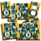 A'S OAKLAND ATHLETICS BASEBALL TEAM LIGHT SWITCH OUTLET WALL PLATE COVER DECOR