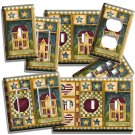RUSTIC OLD AMERICAN COUNTRY HOUSE LIGHT SWITCH WALL PLATE OUTLET DINING ROOM ART RUSTIC OLD AMERICAN COUNTRY HOUSE LIGHT SWITCH WALL PLATE OUTLET DINING ROOM ART