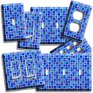 BLUE MOSAIC ARABIC TILES LIGHT SWITCH OUTLES WALL PLATE KITCHEN LAUNDRY DECOR BLUE MOSAIC ARABIC TILES LIGHT SWITCH OUTLES WALL PLATE KITCHEN LAUNDRY DECOR