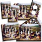 VINTAGE WINERY WINE CELLAR BOTTLES CHEESE LIGHT SWITCH OUTLET WALL PLATE COVER VINTAGE WINERY WINE CELLAR BOTTLES CHEESE LIGHT SWITCH OUTLET WALL PLATE COVER