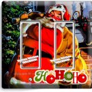 VINTAGE SANTA CLAUS CHRISTMAS GIFT BAG DOUBLE GFCI LIGHT SWITCH WALL PLATE DECOR VINTAGE SANTA CLAUS CHRISTMAS GIFT BAG DOUBLE GFCI LIGHT SWITCH WALL PLATE DECOR