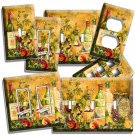 RUSTIC TUSCAN KITCHEN WINE BOTTLE WINEGLASS LIGHT SWITCH OUTLET WALL PLATE DECOR RUSTIC TUSCAN KITCHEN WINE BOTTLE WINEGLASS LIGHT SWITCH OUTLET WALL PLATE DECOR