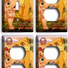 LION KING BABY SIMBA NALA 1 LIGHT SWITCH 3 OUTLET WALL PLATE INFANT NURSERY ROOM