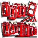 RED TELEPHONE BOX LONDON UK STREET LIGHT SWITCH WALL PLATE OUTLET ROOM ART DECOR RED TELEPHONE BOX LONDON UK STREET LIGHT SWITCH WALL PLATE OUTLET ROOM ART DECOR
