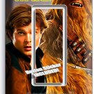 A STAR WARS HAN SOLO STORY CHEWBACCA FALCON PILOT 1 GANG GFCI LIGHT SWITCH PLATE