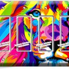 COLORFUL LION ABSTRACT ART 4 GFI SWITCH OUTLET WALL PLATE COVERS ROOM HOME DECOR COLORFUL LION ABSTRACT ART 4 GFI SWITCH OUTLET WALL PLATE COVERS ROOM HOME DECOR