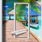 CARIBBEAN SEA PALMS PIER BOAT 1 GANG GFCI LIGHT SWITCH WALL PLATE BATHROOM DECOR CARIBBEAN SEA PALMS PIER BOAT 1 GANG GFCI LIGHT SWITCH WALL PLATE BATHROOM DECOR