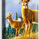 WILD WHITETAIL DEER BUCK LIGHT DIMMER CABLE WALL PLATES HUNTING CABIN ROOM DECOR WILD WHITETAIL DEER BUCK LIGHT DIMMER CABLE WALL PLATES HUNTING CABIN ROOM DECOR