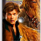 A STAR WARS HAN SOLO STORY CHEWBACCA REBEL LIGHT DIMMER VIDEO CABLE PLATE COVER A STAR WARS HAN SOLO STORY CHEWBACCA REBEL LIGHT DIMMER VIDEO CABLE PLATE COVER