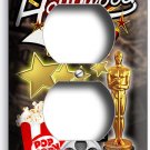 HOLLYWOOD ENTERTAINMENT TV ROOM MOVIE THEATER STARS OUTLET WALL PLATE HOME DECOR