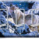 WILD GRAY WOLF WINTER FOREST 3 GFI SWITCH OUTLET WALL PLATE COVER ROOM ART DECOR WILD GRAY WOLF WINTER FOREST 3 GFI SWITCH OUTLET WALL PLATE COVER ROOM ART DECOR