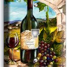 TUSCAN KITCHEN WINDOW VINEYARD WINE GRAPES PHONE TELEPHONE WALL PLATE HOME DECOR TUSCAN KITCHEN WINDOW VINEYARD WINE GRAPES PHONE TELEPHONE WALL PLATE HOME DECOR
