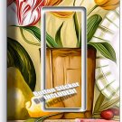 RUSTIC COUNTRY KITCHEN TULIP FLOWER POT 1 GANG GFI LIGHT SWITCH WALL PLATE DECOR RUSTIC COUNTRY KITCHEN TULIP FLOWER POT 1 GANG GFI LIGHT SWITCH WALL PLATE DECOR