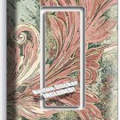 ACANTHUS LEAF VICTORIAN RUSTIC PATTERN SINGLE GFCI LIGHT SWITCH PLATE ROOM DECOR