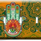HAMSA EYE HAND OF GOD SPIRITUAL 3 GANG LIGHT SWITCH PLATE ROOM HOME STUDIO DECOR HAMSA EYE HAND OF GOD SPIRITUAL 3 GANG LIGHT SWITCH PLATE ROOM HOME STUDIO DECOR