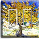 VINCENT VAN GOGH MULBERRY TREE PAINTING 2 GFCI SWITCH OUTLET WALLPLATE ART COVER VINCENT VAN GOGH MULBERRY TREE PAINTING 2 GFCI SWITCH OUTLET WALLPLATE ART COVER