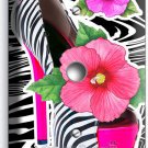 HOT PINK ZEBRA HIGH HEEL SHOES FLOWERS LIGHT DIMMER CABLE WALL PLATE ROOM DECOR HOT PINK ZEBRA HIGH HEEL SHOES FLOWERS LIGHT DIMMER CABLE WALL PLATE ROOM DECOR