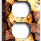 SWEET MILK CHOCOLATE CHIPS COOKIES OUTLET WALL PLATE ROOM KITCHEN HOME ART DECOR SWEET MILK CHOCOLATE CHIPS COOKIES OUTLET WALL PLATE ROOM KITCHEN HOME ART DECOR