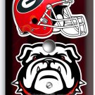 GEORGIA BULLDOGS UNIVERSITY FOOTBALL TEAM GO DAWGS LIGHT DIMMER CABLE WALL PLATE GEORGIA BULLDOGS UNIVERSITY FOOTBALL TEAM GO DAWGS LIGHT DIMMER CABLE WALL PLATE
