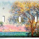 CLAUDE MONET ANTIBES IN THE MORNING TRIPLE LIGHT SWITCH WALL PLATES ROOM DECOR CLAUDE MONET ANTIBES IN THE MORNING TRIPLE LIGHT SWITCH WALL PLATES ROOM DECOR