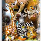 AFRICAN JUNGLE ANIMALS PHONE TELEPHONE WALL PLATE COVERS BABY NURSERY ROOM DECOR AFRICAN JUNGLE ANIMALS PHONE TELEPHONE WALL PLATE COVERS BABY NURSERY ROOM DECOR