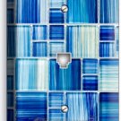 BLUE GLASS TILES LOOK PHONE TELEPHONE WALL PLATE COVER KITCHEN BATHROOM HD DECOR