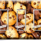 MILK CHOCOLATE CHIP COOKIE 3 GANG GFI LIGHT SWITCH WALL PLATE ROOM KITCHEN DECOR MILK CHOCOLATE CHIP COOKIE 3 GANG GFI LIGHT SWITCH WALL PLATE ROOM KITCHEN DECOR