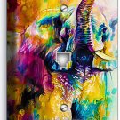 LUCKY FENG SHUI ELEPHANT ABSTRACT ART PHONE TELEPHONE WALLPLATE COVER ROOM DECOR LUCKY FENG SHUI ELEPHANT ABSTRACT ART PHONE TELEPHONE WALLPLATE COVER ROOM DECOR