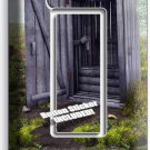 COUNTRY RUSTIC OUTHOUSE FARM BATH 1 GANG GFCI LIGHT SWITCH WALL PLATE HOME DECOR COUNTRY RUSTIC OUTHOUSE FARM BATH 1 GANG GFCI LIGHT SWITCH WALL PLATE HOME DECOR