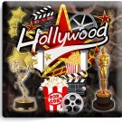 HOLLYWOOD TV ROOM HOME MOVIE STARS THEATER 2 GANG LIGHT SWITCH WALL PLATES DECOR HOLLYWOOD TV ROOM HOME MOVIE STARS THEATER 2 GANG LIGHT SWITCH WALL PLATES DECOR