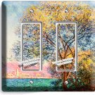 CLAUDE MONET ANTIBES IN THE MORNING DOUBLE GFI LIGHT SWITCH WALLPLATE ROOM DECOR CLAUDE MONET ANTIBES IN THE MORNING DOUBLE GFI LIGHT SWITCH WALLPLATE ROOM DECOR