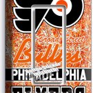 PHILADELPHIA FLYERS HOCKEY TEAM SINGLE ROCKER LIGHT SWITCH WALL PLATE ROOM DECOR PHILADELPHIA FLYERS HOCKEY TEAM SINGLE ROCKER LIGHT SWITCH WALL PLATE ROOM DECOR
