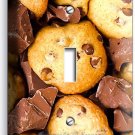 MILK CHOCOLATE CHIPS COOKIES 1 GANG LIGHT SWITCH WALL PLATES ROOM KITCHEN DECOR MILK CHOCOLATE CHIPS COOKIES 1 GANG LIGHT SWITCH WALL PLATES ROOM KITCHEN DECOR