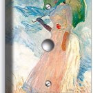 CLAUDE MONET WOMAN WITH A PARASOL PAINTING LIGHT DIMMER CABLE PLATE COVER DECOR CLAUDE MONET WOMAN WITH A PARASOL PAINTING LIGHT DIMMER CABLE PLATE COVER DECOR