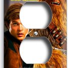 A STAR WARS HAN SOLO STORY CHEWBACCA FALCON PILOT OUTLET WALL PLATE COVER DECOR A STAR WARS HAN SOLO STORY CHEWBACCA FALCON PILOT OUTLET WALL PLATE COVER DECOR