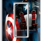CAPTAIN AMERICA SUPERHERO STAR SHIELD SINGLE GFCI LIGHT SWITCH WALL PLATE DECOR CAPTAIN AMERICA SUPERHERO STAR SHIELD SINGLE GFCI LIGHT SWITCH WALL PLATE DECOR