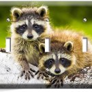 CUTE LITTLE RACCOONS TRIPLE LIGHT SWITCH WALL PLATE COVER BEDROOM ROOM ART DECOR CUTE LITTLE RACCOONS TRIPLE LIGHT SWITCH WALL PLATE COVER BEDROOM ROOM ART DECOR