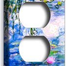 WATER LILIES CLAUDE MONET PAINTING OUTLET WALLPLATE ROOM IMPRESSIONISM ART DECOR WATER LILIES CLAUDE MONET PAINTING OUTLET WALLPLATE ROOM IMPRESSIONISM ART DECOR