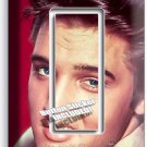 ELVIS PRESLEY SEXY SMILE BLUE EYES SINGLE GFI LIGHT SWITCH PLATE ROOM HOME DECOR