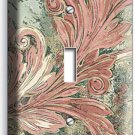 ACANTHUS LEAF VICTORIAN RUSTIC PATTERN SINGLE LIGHT SWITCH PLATES BEDROOM DECOR