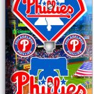 PHILADELPHIA PHILLIES BASEBALL TEAM PHONE TELEPHONE WALL PLATE COVER ROOM DECOR PHILADELPHIA PHILLIES BASEBALL TEAM PHONE TELEPHONE WALL PLATE COVER ROOM DECOR