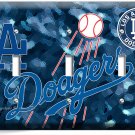 LA LOS ANGELES DODGERS BASEBALL TEAM 3 GANG LIGHT SWITCH PLATE BOY BEDROOM DECOR